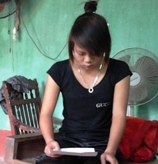 Nữ sinh Nguyễn Thị Thùy Trang nghi ngờ bạn cùng lớp đã tung video trên lên mạng